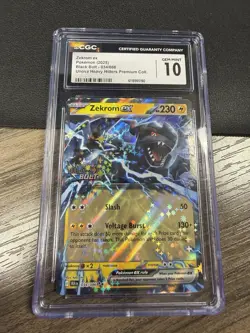 Zekrom ex 034/086 Black Bolt Holo English – CGC GEM MINT 10 Pokemon Card - Image 1