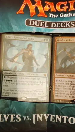 Wizards Magic Duel Decks: Elves vs Inventors Ezuri Goblin Welder Cards English - Image 1