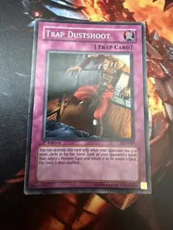 Trap Dustshoot PGD-049 1st Edition MP-HP See Description! Yugioh Card - Image 1
