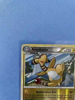 Ampharos 14/123 Reverse Holo HeartGold SoulSilver Pokemon Card Moderately Played - Image 2