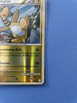 Ampharos 14/123 Reverse Holo HeartGold SoulSilver Pokemon Card Moderately Played - Image 4
