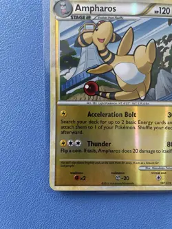 Ampharos 14/123 Reverse Holo HeartGold SoulSilver Pokemon Card Moderately Played - Image 5
