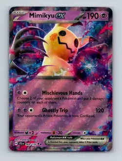 Mimikyu ex 069 2025 Pokemon Journey Together Double Rare Card NM+ (b) - Image 1