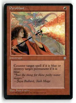 MAGIC TG: Ice Age #213 Pyroblast Common .M2A - Image 1