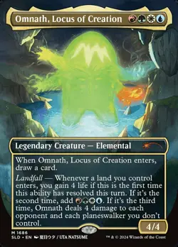[1x] Omnath, Locus of Creation (1686) - Foil Near Mint, English Secret Lair MTG - Image 1