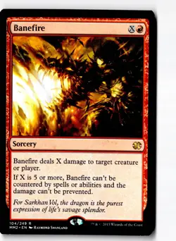Banefire 104 Rare Modern Masters 2015 Magic: The Gathering Lightly Played - Image 1