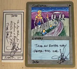 MTG Time Walk Altered Tokyo World Championships Amy WEBER - Image 1