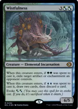 Wistfulness FOIL Lorwyn Eclipsed Magic MTG NM - Image 1