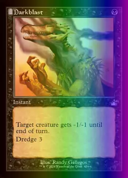 MTG Magic the Gathering Darkblast (454/573) Ravnica Remastered LP FOIL - Image 1
