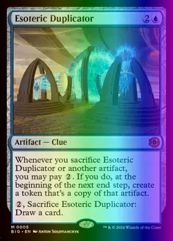 MTG Magic the Gathering Esoteric Duplicator (5/102) The Big Score LP FOIL - Image 1
