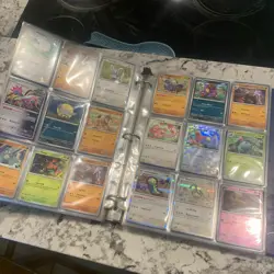 Pokemon Binder Collection 425+ Cards! Holos Reverse Holos Read - Image 4