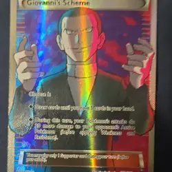 Pokemon TCG Giovanni's Scheme Full Art 162/162 Breakthrough Holo Ultra Rare - Image 1