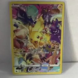 Pikachu Secret Rare Full Art Holo 160/159 Crown Zenith 70 HP Pokemon TCG - Image 1