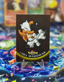 Pokemon - Marowak #105 2000 Topps Chrome Series 2 Holo Foil #105 - Image 1