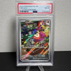 2023 POKEMON PAL EN-PALDEA EVOLVED ILLUSTRATION RARE #201 FUECOCO PSA 8 - Image 1