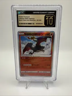 #Radiant Charizard #001/038 Pristine Near Mint or Better Pokemon CGC 10 - Image 1