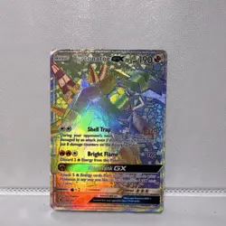 Pokemon TCG Guardians Rising Turtonator GX Secret Rare Full Art Holo 148/145 - Image 1