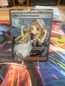 LILLIE'S DETERMINATION 169/132 MEGA EVOLUTION FULL ART TRAINER 2025 POKEMON TCG - Image 1
