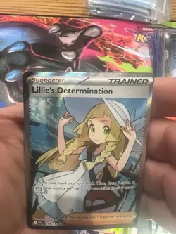 LILLIE'S DETERMINATION 169/132 MEGA EVOLUTION FULL ART TRAINER 2025 POKEMON TCG - Image 3