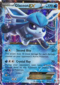 Glaceon-EX - 20/124 - Holo Rare ex - XY Fates Collide #20/124 Pokemon TCG - Image 1