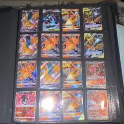 Pokemon TCG Binder Lot Charizard Mewtwo Eevee Gardevoir Dragonite Holo Full Art - Image 1