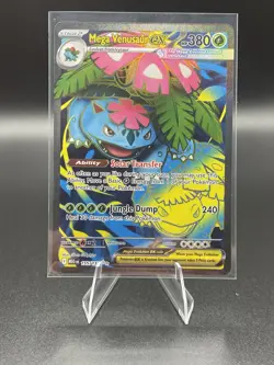 Pokemon Mega Venusaur EX Me01: Mega Evolution Ultra Rare Holo 380 HP 155/132 - Image 1