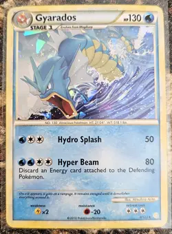 Pokemon 2010 HeartGold & SoulSilver Gyarados 4 LP - Image 1