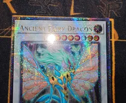 YUGIOH Ancient Fairy Dragon (RA01-EN030) Quarter Century Secret Rare 1st Ed NM - Image 2