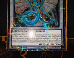 YUGIOH Ancient Fairy Dragon (RA01-EN030) Quarter Century Secret Rare 1st Ed NM - Image 3