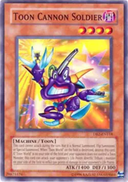 1x (P) Toon Cannon Soldier - DB2-EN118 - Common - Unlimited Edition YuGiOh - Image 1