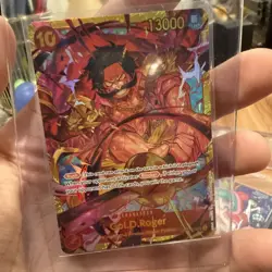 Gol D Roger OP09-118 SEC Secret Rare Emperors In The New World One Piece NM - Image 1