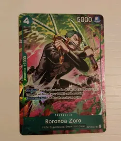 ONE PIECE ZORO OP15 TR ENG - OP13-037 PERFETTA Roronoa Zoro Treasure Rare OP-15 - Image 1