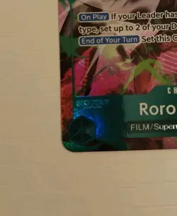 ONE PIECE ZORO OP15 TR ENG - OP13-037 PERFETTA Roronoa Zoro Treasure Rare OP-15 - Image 5