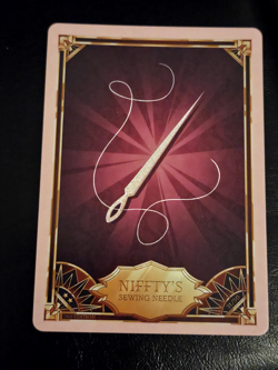 Hazbin Hotel Season 1 2nd Edition Card - Niffty's Sewing Needle 31/50 - Foil - Image 1