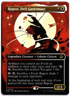 Ragost, Deft Gastronaut (Borderless) NM EOE Edge of Eternities MTG - Image 1