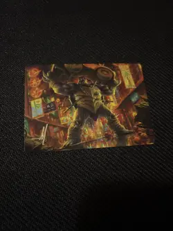 MTG, TMNT: Art Series Slash, Reptile Rampager 10/54 Gold Stamped Signature - Image 1