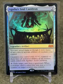Agatha's Soul Cauldron 💎🔥 Wilds of Eldraine #242 WOE Foil Magic MTG NM/M - Image 1