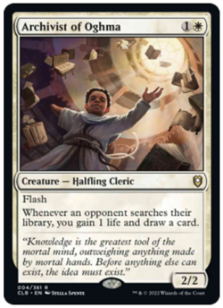 1x Archivist of Oghma Commander Legends: Battle for Baldur's Gate NM MTG - Image 1