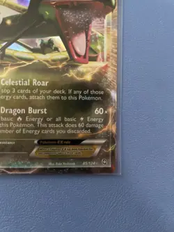 Rayquaza EX 85/124 Holo Ultra Rare Dragons Exalted Pokemon Card (LP) - Image 4