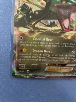 Rayquaza EX 85/124 Holo Ultra Rare Dragons Exalted Pokemon Card (LP) - Image 5