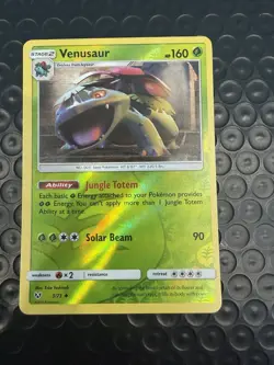 Pokemon Venusaur 3/73 Shining Legends Reverse Holo Uncommon LP - Image 1