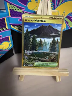 Pokemon TCG Gravity Mountain Surging Sparks Gold Hyper Rare Holo Card 250/191 - Image 1