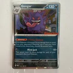 Gengar 050/088 Gamestop Stamped Perfect Order Sealed Promo Mint - Image 2