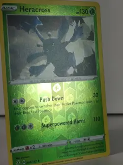 Heracross - POKEMON - Rebel Clash - 006/192 - Reverse Holo - NM - T - Image 2