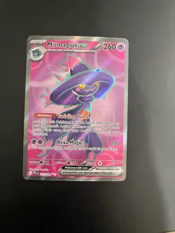 Pokemon Mismagius ex 112/094 Me02: Phantasmal Flames Ultra Rare Holo 260HP TCG - Image 1
