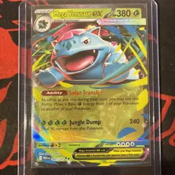 Mega Venusaur ex 003/132 Double Rare - Pokemon TCG Mega Evolution - NM 003/132 - Image 1