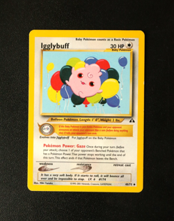 Pokemon Card TCG - Igglybuff 40/75 - Neo Discovery - Uncommon - LP ⭐ - Image 1
