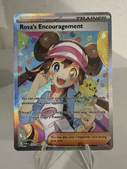 2026 Pokemon Rosa’s Encouragement 123/088 Perfect Order Holo EN SIR Holo Special - Image 1