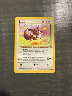 Vintage Pokemon Card Lot WOTC Jungle Eevee Flareon Jolteon Vaporeon - Image 3