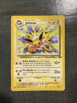 Vintage Pokemon Card Lot WOTC Jungle Eevee Flareon Jolteon Vaporeon - Image 5